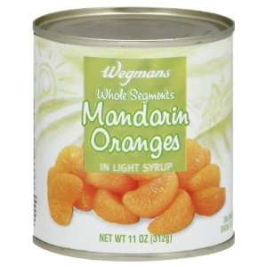 Wgmns Oranges, Mandarin, Whole Segments, in Light Syrup, 11 Oz. (Pack 