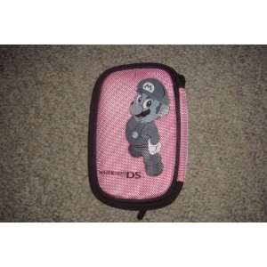 Nintendo DS Lite Carry Case Pink W/ Mario In Grey (Mommy4life71)