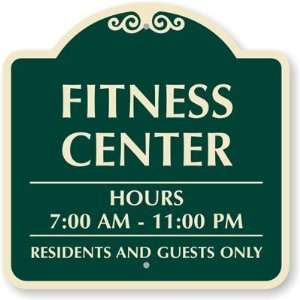 Fitness Center Hours 700 AM   1100 PM, Residents And Guests Only 