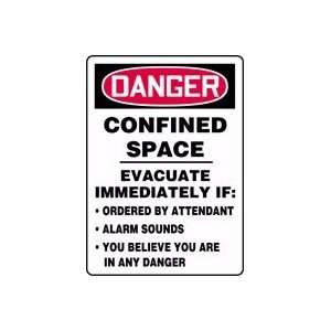   ALARM SOUNDS YOU BELIEVE YOU ARE IN ANY DANGER 14 x 10 Aluminum Sign