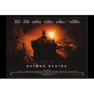  Batman Begins (2005) 27 x 40 Movie Poster Style D