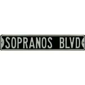  Sopranos Blvd. Authentic Street Sign