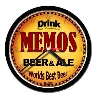  MEMOS beer and ale cerveza wall clock 