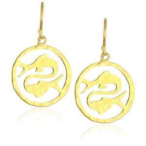  Wendy Mink Zodiacs Pisces Cutout Earrings Jewelry