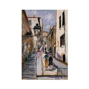   Maurice Utrillo   24 x 24 inches   La Montee Des Epies at Saint Just