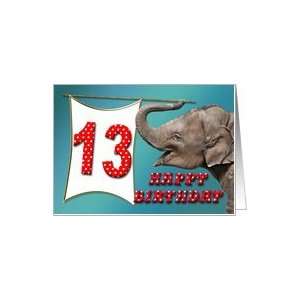  Baby Elephant card for a 13 year old Card Toys & Games