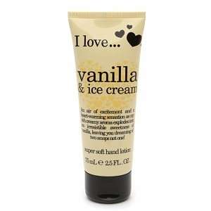  I love Super Soft Hand Lotion, Vanilla & Ice Cream, 2.5 