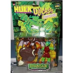    HULK  CHAINSAW w/ LAUNCHING BAT ATTACK ACTION Toys & Games