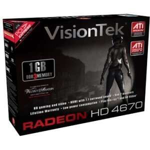  Visiontek 900307 Radeon 4670 X2 Graphic Card   2 GB DDR3 