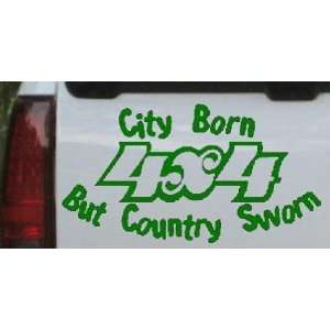 City Born But Country Sworn Off Road Car Window Wall Laptop Decal 