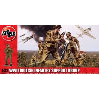   WWII British Infantry Support Set 132 Scale Military Series 3 Figures
