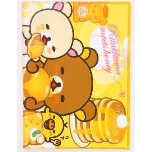  Rilakkuma honey bear pancakes A4 plastic file folder Toys 