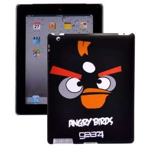   Angry Birds Hard Back Case Cover for Apple iPad 2(Black Angry Bird