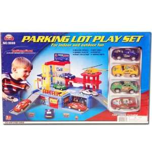  3 Story Parking Garage Set Toys & Games