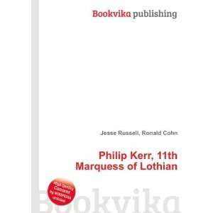   Kerr, 11th Marquess of Lothian Ronald Cohn Jesse Russell Books