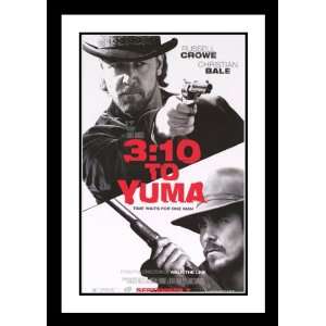  310 to Yuma Framed and Double Matted 32x45 Movie Poster 