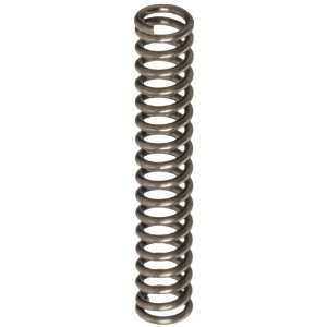 Music Wire Compression Spring, Steel, Metric, 3.83 mm OD, 0.63 mm Wire 