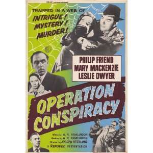  Operation Conspiracy Poster Movie 27x40