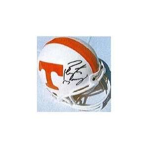  Peyton Manning Autographed Mini Helmet   Tennessee Vols 