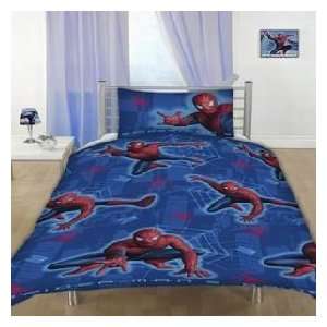  SPIDERMAN 3 NYC MOVIE DOUBLE BED DUVET COVER+CURTAIN PAIR 