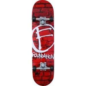   The Mark Red Complete Skateboard   8 x 31.75