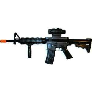   Toy Gun m16A4 Electronic Sound Rifle With Scope Toys & Games