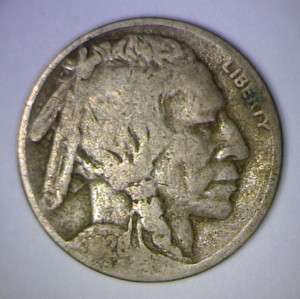 1926 S Buffalo Indian Head Nickel VG Very Good  