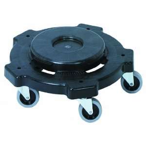 Continental 3255 Black Huskee Round Dolly  Industrial 