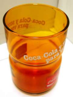 COCA COLA RETRO GLASS ARGENTINA 80s  