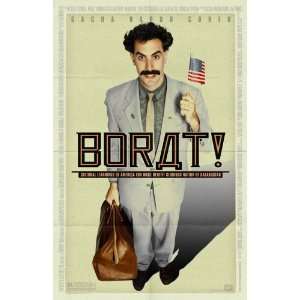  Borat Baron Cohen Poster Cult Funny Movie Tshirt Medium 