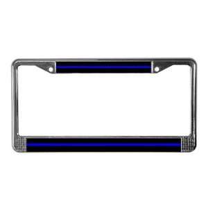  The Thin Blue Line Police License Plate Frame by  