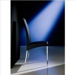  Aida Chair Frame Color White, Seat and Back Color Dark 