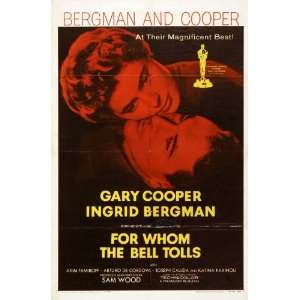   27x40 Gary Cooper Ingrid Bergman Akim Tamiroff
