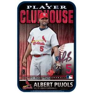  Albert Pujols St. Louis Cardinals 11X17 Sign Sports 