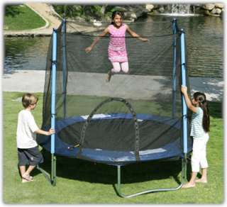 Bravo Sports VFX 8 Foot Spring Trampoline with Enclosure