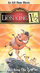  The Lion King 1 1 2 VHS, 2004