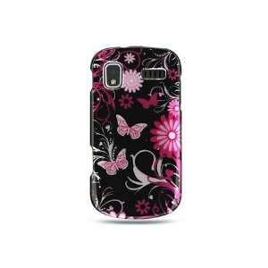  Samsung i917 Focus Graphic Case   Pink Butterfly (Package 