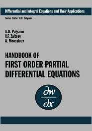 Handbook Of First Order Partial Differential Equations, (041527267X 