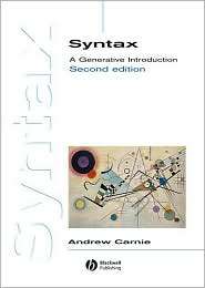   Introduction, (1405133848), Andrew Carnie, Textbooks   