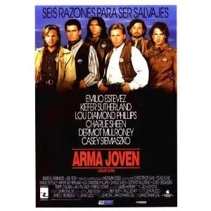  Young Guns (1988) 27 x 40 Movie Poster Spanish Style A 