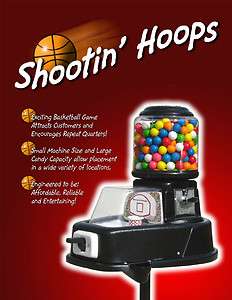 Mini Shootin Hoops   Interactive Gum Shooting Gumball Vending Machine 