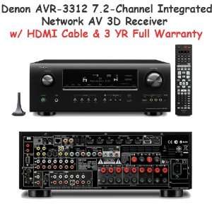   AV Full HD 3D Receiver w/ HDMI Cable and 3YR Warranty Electronics
