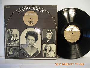 Mado Robin , Soprano, Voix Illustres, Pathe Records France  