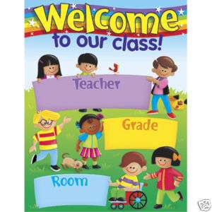 WELCOME TO OUR CLASS Trend Poster Chart NEW  