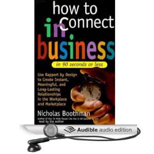  How to Connect in Business in 90 Seconds or Less (Audible 