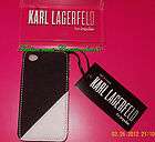 KARL LAGERFELD Iphone 4 ZOMBIE Black & White Case Boxed =Dad/Graduatio 