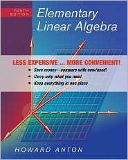   Linear Algebra, (0470559918), Howard Anton, Textbooks   