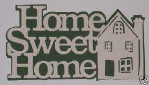 Home Sweet Home Scrapbooking Title Family Love  