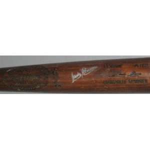  Sandy Alomar Sr Signed Game Used Louisville Slugger Bat 