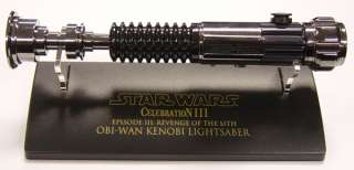 Star Wars Replica Celebration III ROTS Obi Wan Kenobi Mini Lightsaber 